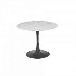 Circe Marbled Glass Dining Table Circe Marbled Glass Dining Table